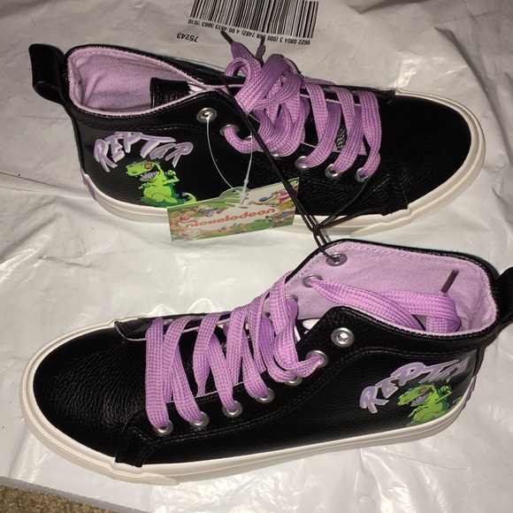Rugrats Raptor High Top Sneakers Women 5 NWT - Picture 2 of 7